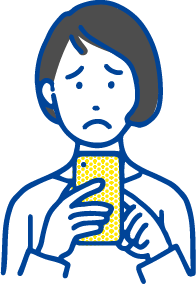 困る女性